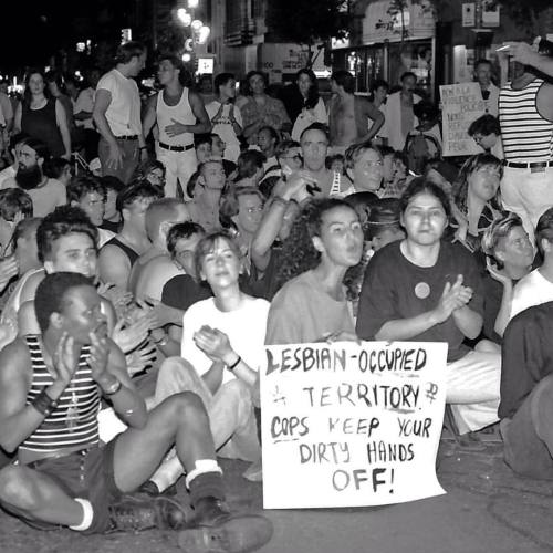 &ldquo;Lesbian-Occupied Territory. Cops: Keep Your Dirty Hands Off!&rdquo;, demonstrators protest th