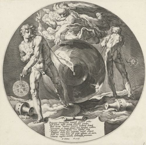 Jan Muller (Dutch; 1571–1628) after Hendrick Goltzius (Dutch; 1558–1617)Gods Geest zweeft over het w
