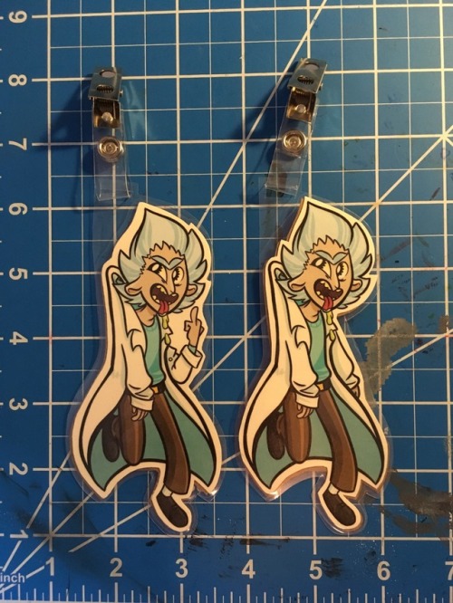 Tiny Rick Badges are now up on Etsy! www.etsy.com/listing/582752775/laminated-tiny-rick-bad