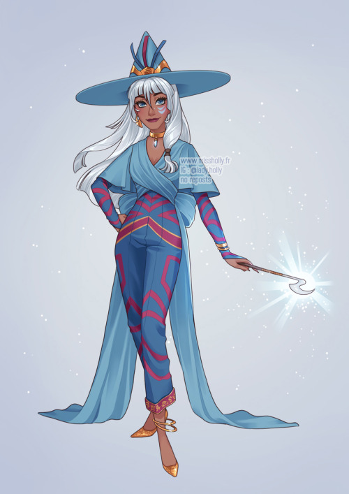 Here comes a new challenger in the #disneywitches series ! Kida was done at the request of the lovel