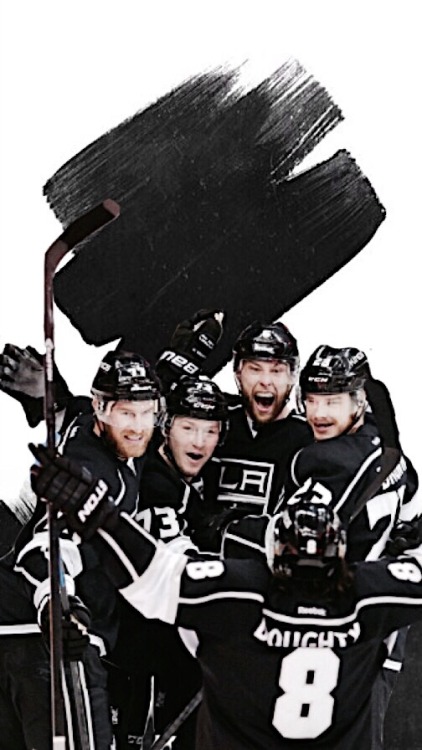 LA Kings + hugging /requested by anonymous/