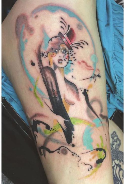 Les Beehive – Nick Knight Photographs Interpreted as Tattoos in Garage Magazine