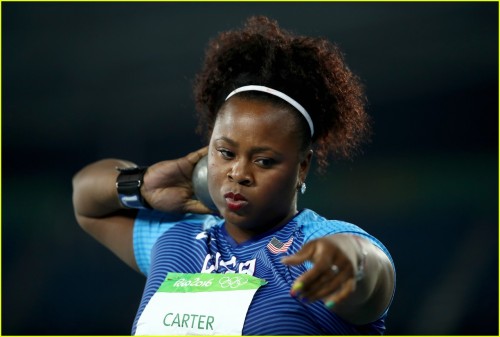 Michelle Carter is a WHOLE lotta woman. And She just won the gold medal in the shot put. In awe of t