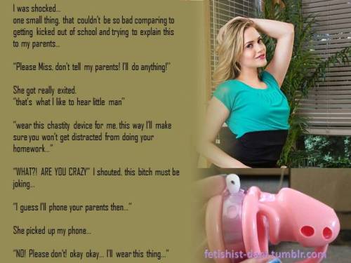 fetishist-dani: caption story - the reluctant student This is the prologue of my first caption story