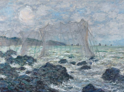 proleutimpressionists: Monet at Poissy (21)NetsMonet felt euphoric at the beginning of the summer ho