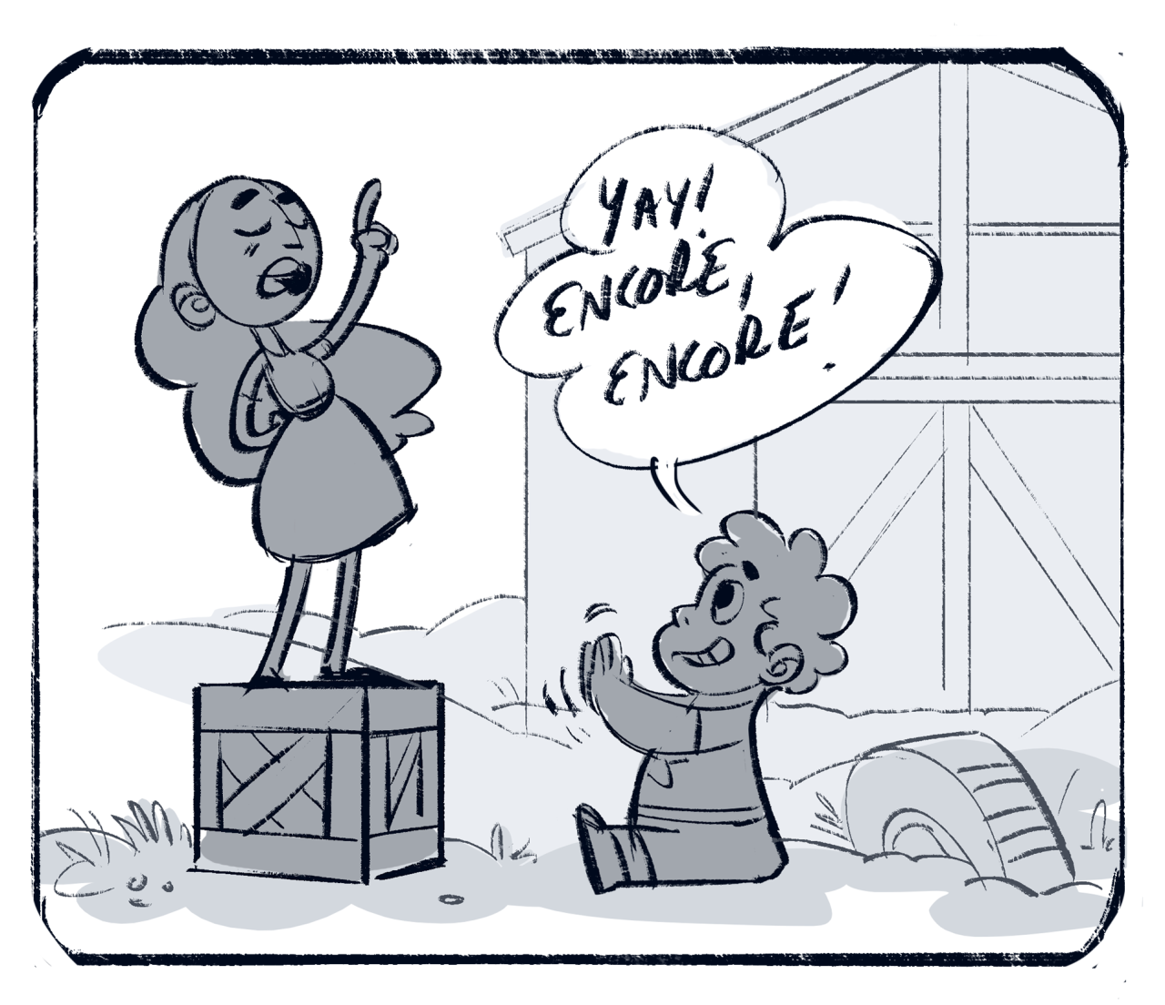 willoghby:  but imagine Connie practicing her future presidential speeches in front
