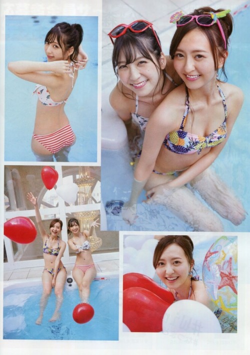 shunjpn4846:  月刊エンタメ 特別編集版 2018年2月号 (2017/12/28)“#Winter Breakers #なつまど #女子会” 松岡菜摘 ✕ 森保まどか (HKT48)