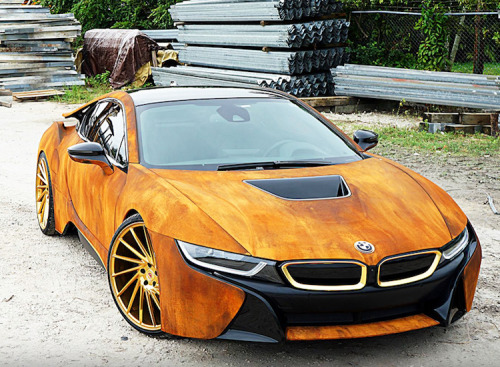 Rust Covered Customized BMWSinger Austin Mahone had commissioned MetroWrapz to transform his BMW &nb