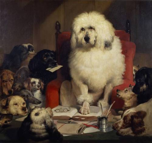 llovelymoonn: dogs in art Keep reading
