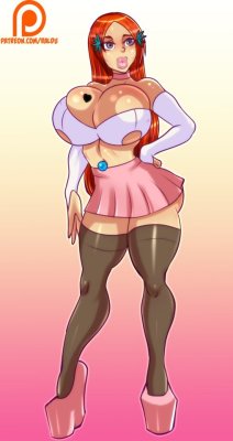 Toontraffic:  [Patreon Request] Bimbo Orihime By Raldu Diamond Tier Request Brought