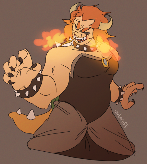 umberoff: give me the beefy monster girl bowsette This is exactly what female!Bowser should look lik