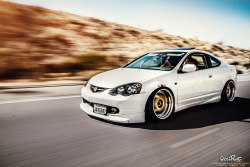 jdmlifestyle:  JayCray DC5 rolling to Vegas. Photo By: Randy Goco