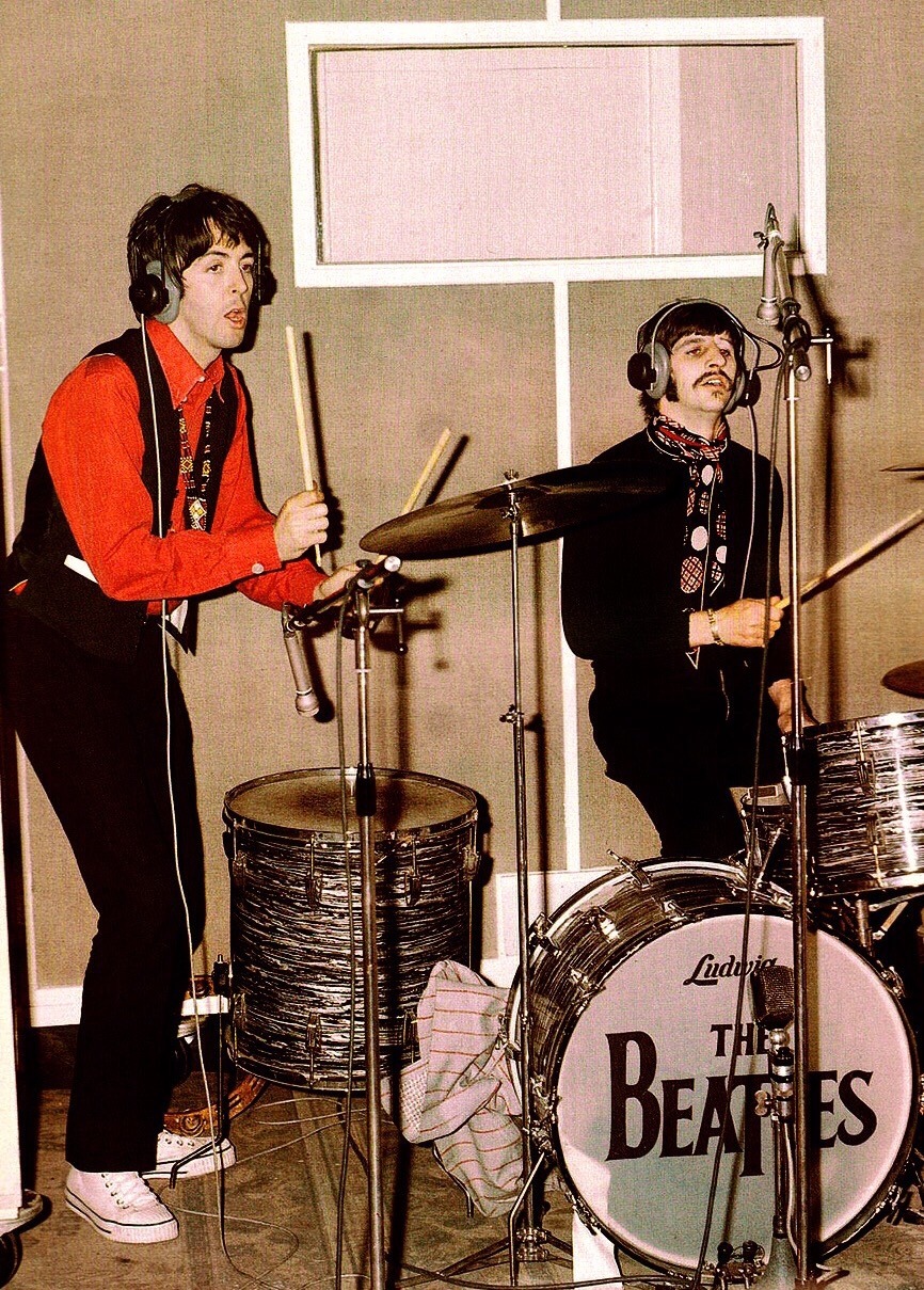 1971: Classic Rock's Classic Year — Ringo in the studio with
