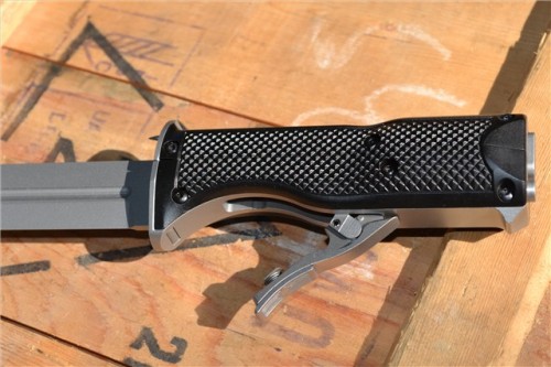 gunrunnerhell:G.R.A.D Knife GunA hybrid weapon that combines a knife with a revolver. You can see th