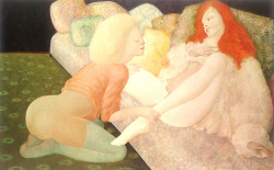 yan-wo: “L'Entre duex” - Leonor Fini, 1967