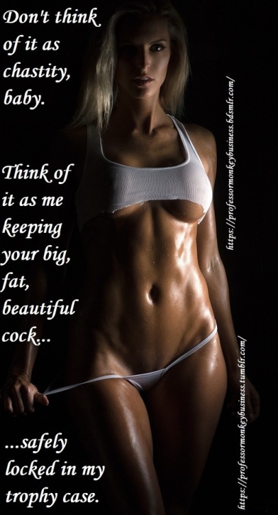 professormonkeybusiness: Proudly on display for all her girlfriends to see & admire.Geeezuz what