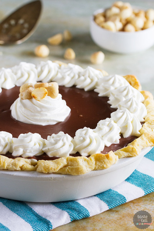 foodffs: White Chocolate Macadamia Pie Really nice recipes. Every hour. Show me what you cooked!