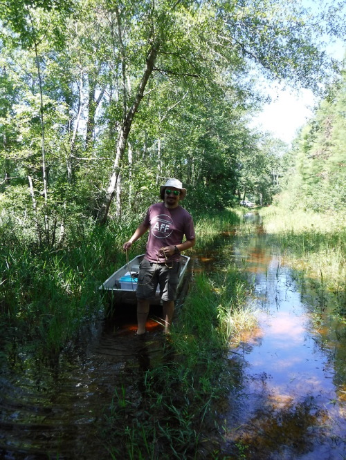 When your project area floods, you have to adapt. The sites are high and dry, but the access roads a