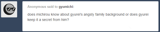 gyumichi:  They do their comforting in their own way equally <3 They do fight a lot, which often leads to detentions, hence the wrist grabbing illustration you saw. They fight often because Gyu bullies other students and Mich tries to defend them.