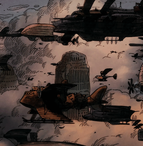 shiroa:  Castle in the Sky (1986)dir. Hayao Miyazaki  