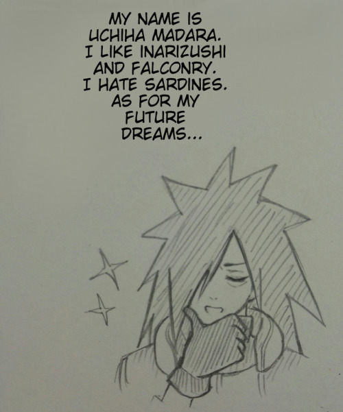 Porn Pics fineillsignup:  Sketches from Madara as Team