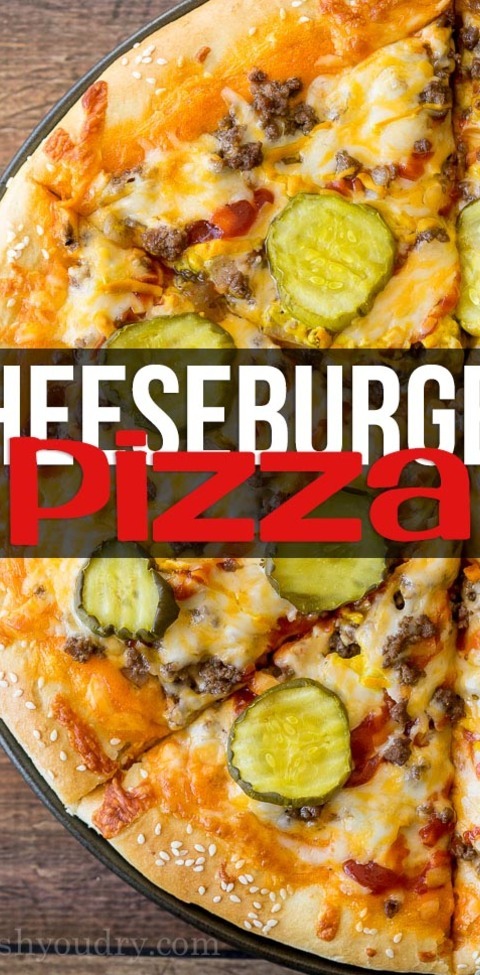 Cheeseburger Pizza