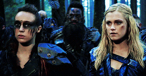 tinakris:  Clarke was gone for like two minutes and then Lexa sent Indra to go find