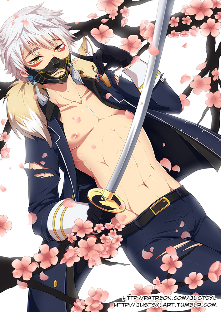 Nakigitsune (Touken Ranbu) poster I did for an incoming con!! Hope you like it, I