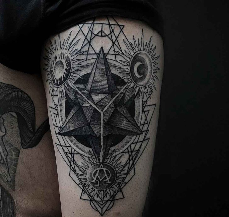 Sirius black chest tattoo meaning