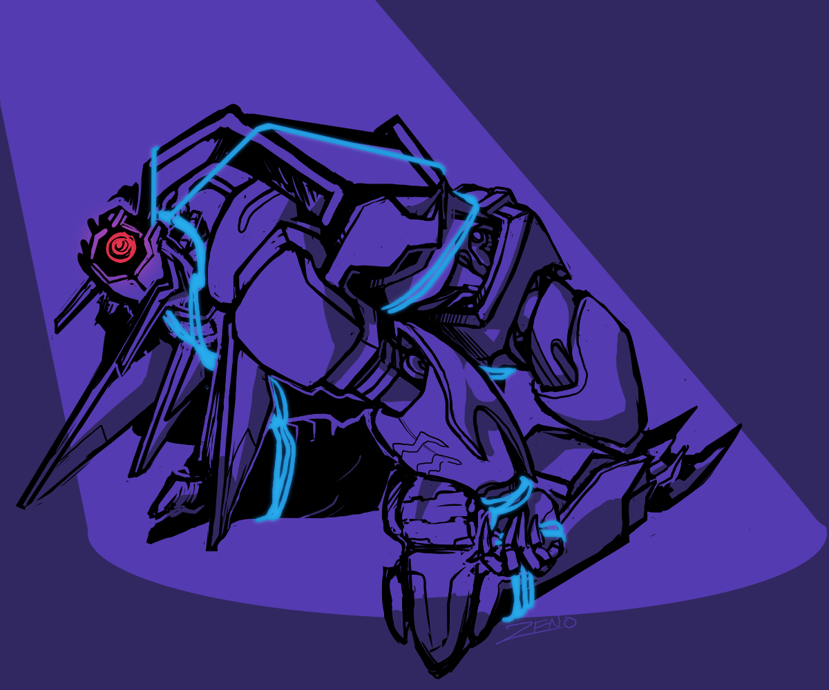 zenophrenic:  HI this was a rejected sketch for Cliche-A’s commission that I kind