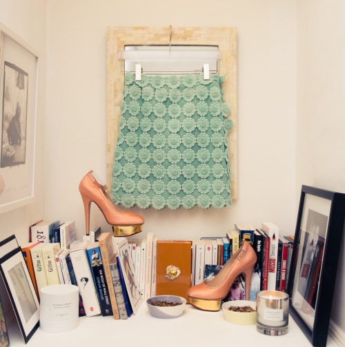 thecoveteur:
“ Because her shoe closet alone requires it’s own zip code.
”