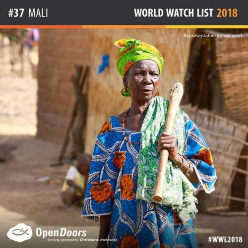 Mali, in West Africa, is one of the least developed countries in the world.Most Christians in Mali l