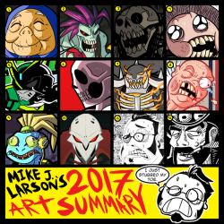 Just The Old Obligatory Yearly Art Summary Thing That I Usually Make. Here’s Hoping