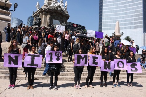 thinkmexican:Ni Una Menos: A Cry for Justice and End to Femicides  An international day of action against femicides and misogyny took place Wednesday across 15 countries, including Mexico.  The Ni Una Menos campaign began in Argentina in 2015. Women once