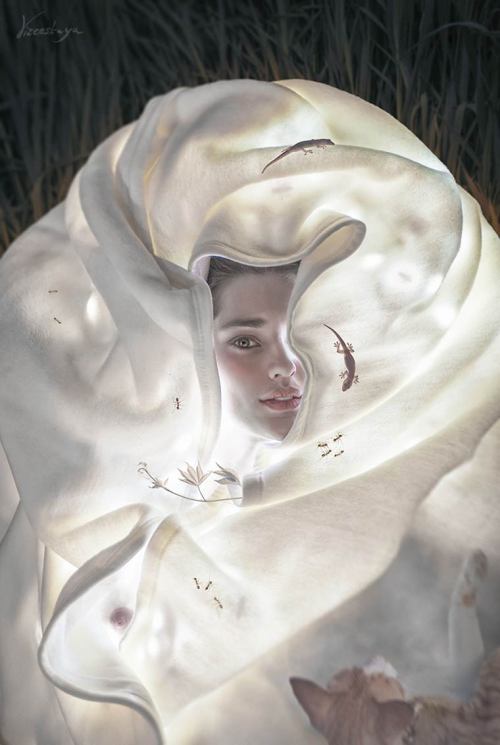 asylum-art-2:   					The captivating photos of Elena VizerskayaThe surreal and captivating photographs of the young Ukrainian photographer Elena Vizerskaya, who leads us into an ethereal universe through her portraits between dream and reality.
