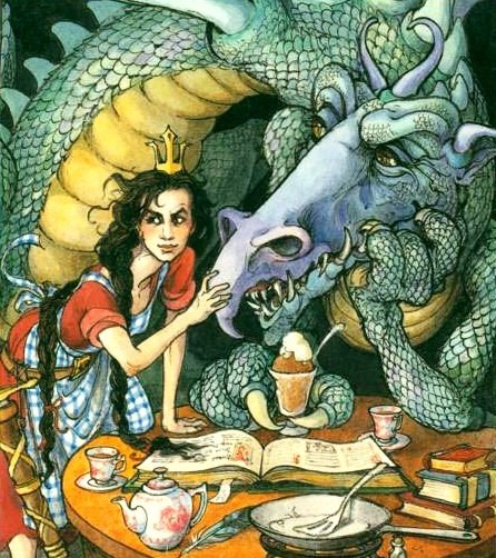2inchlich:  gt-adventures: tiny-librarian:  “Kazul’s not my dragon.” Cimorene