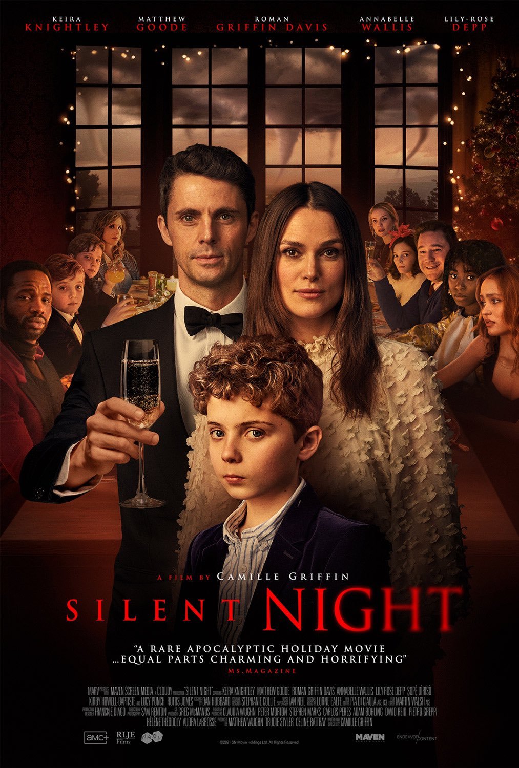 ⬆️ Silent Night official poster! Starring Matthew Goode, Keira Knightley and Roman Griffin-Davis.
In UK cinemas on 3rd December!
📷 via Keira Knightley source Twitter.