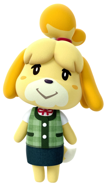 animated-character-of-the-day: Today’s character of the day is: Isabelle from Animal Crossing
