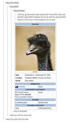 Emu War, sharkmagician