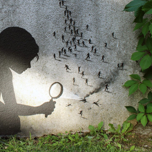 XXX exhibition-ism:  Street artist Pejac transforms photo