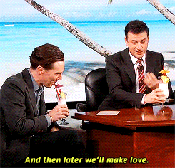 sobeautifullyobsessed:cumberstrange:i call this: TV show hosts wanting to rip Benedict’s clothes off