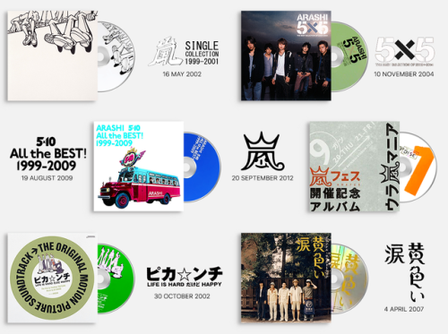 gentlyours: 19 Years of Arashi → album discography Happy 5x19 Arashi ❤