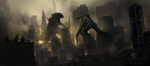 astoundingbeyondbelief:Matt Allsopp concept art for Godzilla (2014). Thanks to the Wikizilla folks f