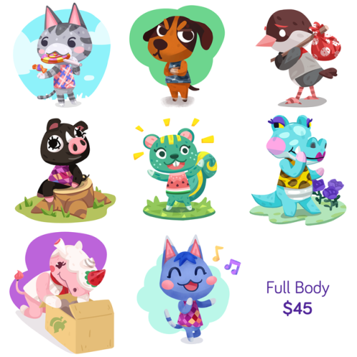 Commissions open!Hey all, I’m opening up some commissions for some ~animal cuties~!Could be an