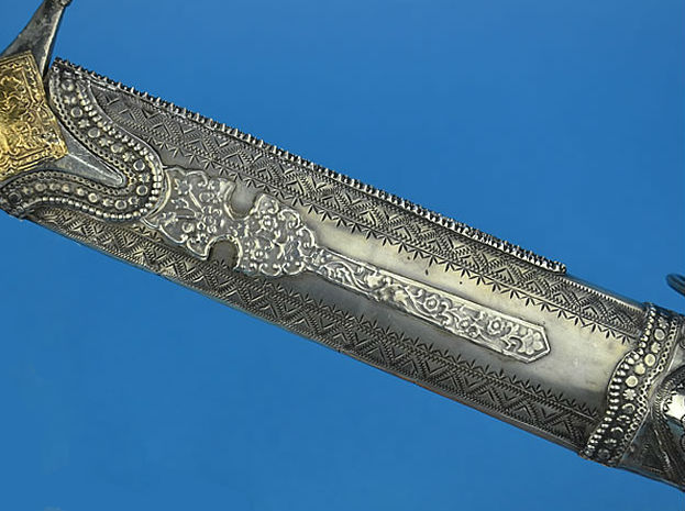 art-of-swords: Shamshir Sword Dated: mid 19th century Place of Origin: Oman Medium: