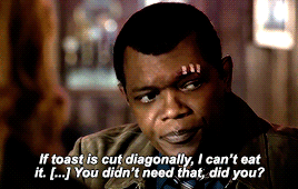 leiaskyswalker:Did you have a rough day Agent Fury?