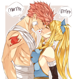 lapoin:  “Welcome back, Natsu”Because