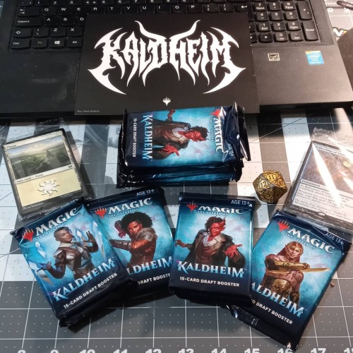 The Bundle Box came in the mail first. Still waiting on the Booster Box from TCGPlayer.com . . . . #