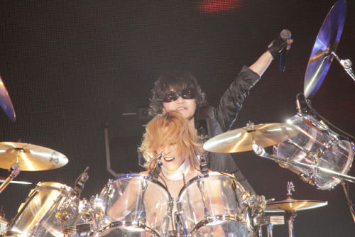 a-pinkspider: X JAPAN @ LUNATIC FEST 27/06/2015Thank you sugiaddict for finding these!