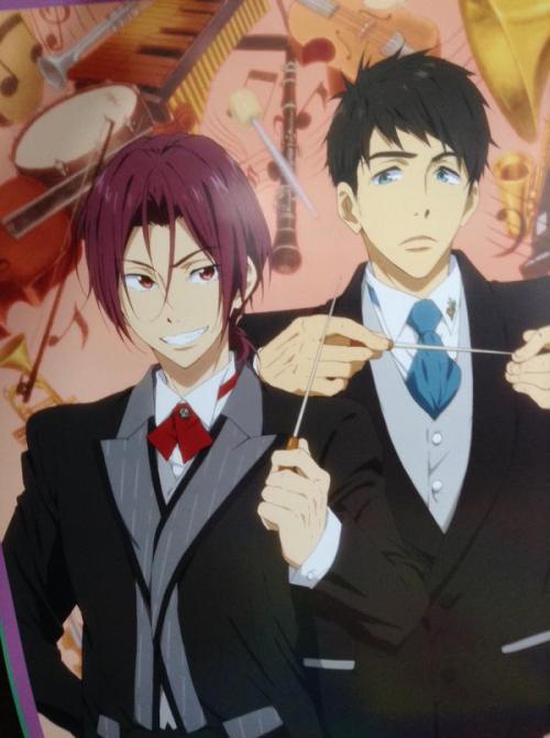 sou-katsu:some photos of the new Free!ES 2015 Official Calendar! we’ve got the Samezuka and Iwatobi 